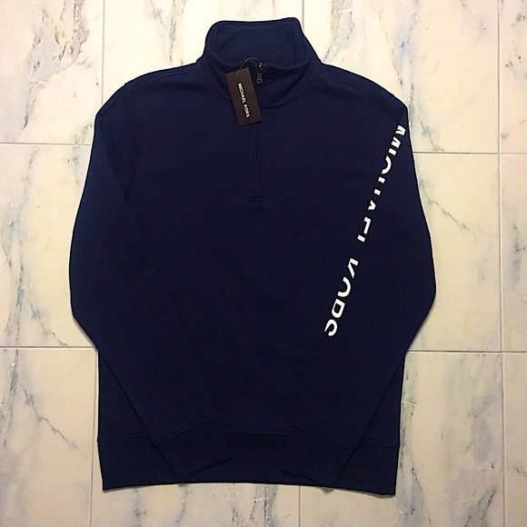 Michael Kors Midnight Turtleneck 1/4 Zip Up MK - Picture 3 of 14